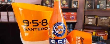 Spritz Santero 958 da 75cl con due Calici in ABS